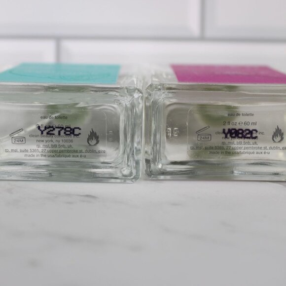 Clean Classic EDP Set - Warm Cotton & Mandarin / Skin & Vanilla 60ml Each NEW - Picture 4 of 5